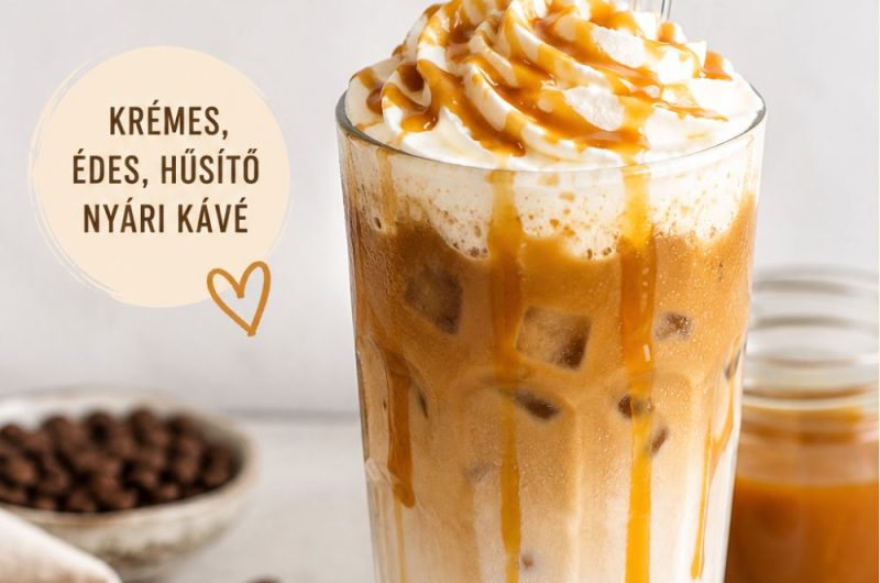 ☕ Karamellás jegeskávé recept
