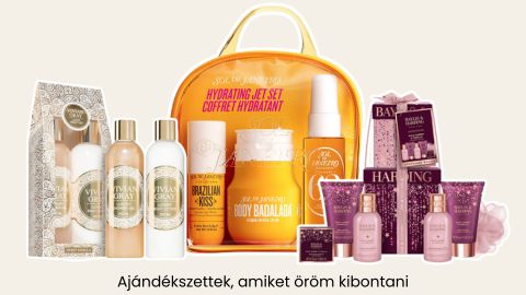 Illatos testápoló ajándékszettek, amiket öröm kibontani